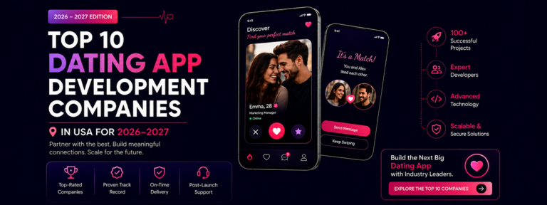Top 10 Dating App Development Companies in USA for 2026–2027 