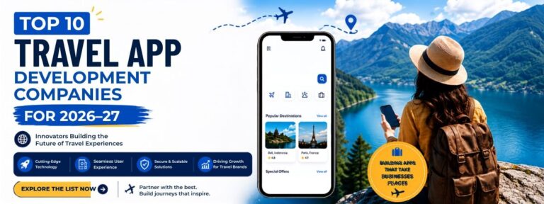 Top 10 Travel App Development Companies in USA for 2026-27